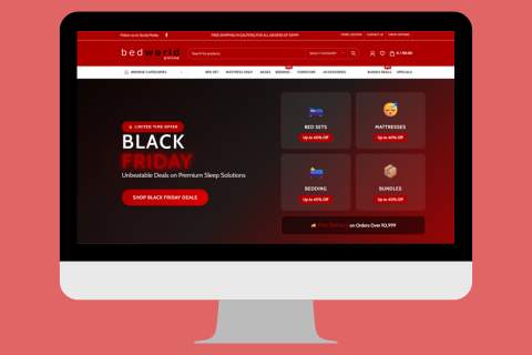 Bedworld eCommerce Website
